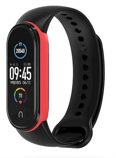 Tech-Protect IconBand band for Xiaomi Mi Band 5 | Mi Band 6 black - red