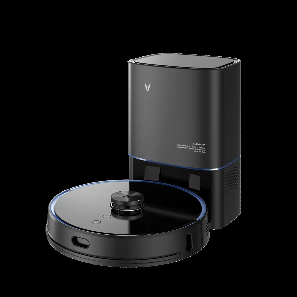 Intelligent vacuum cleaner Viomi S9 Alpha with emptying station (black)