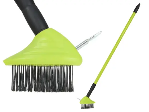 Traatharjas kaabitsaga tänavakividele, plastist teleskoopvars