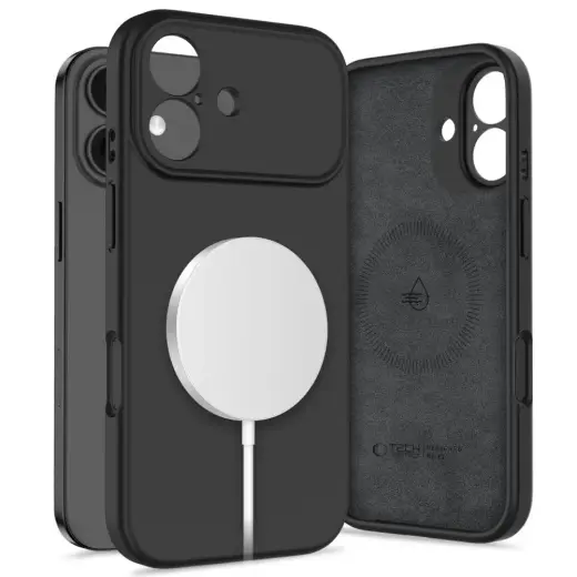 TECH-PROTECT SILICONE MAGSAFE IPHONE 17 BLACK