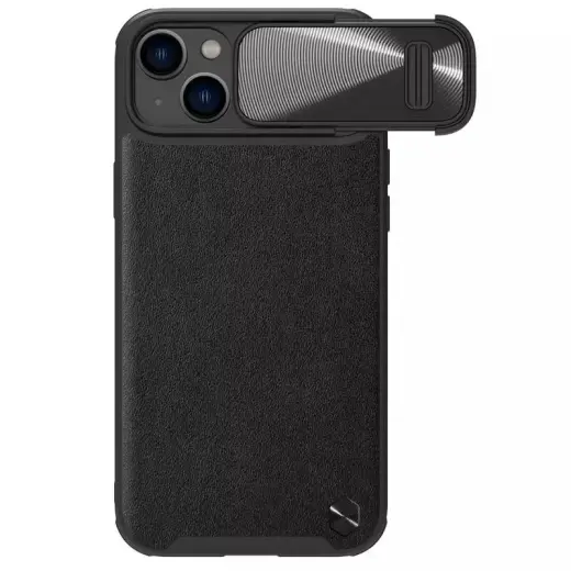 Nillkin CamShield S Leather Magnetic Case for Iphone 14 Plus black