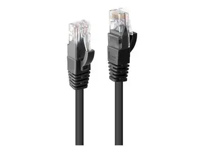 Lindy patch cable - 3 m - black