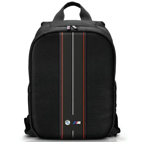 Plecak BMW BMBP15COMPVSKR 16" czarny|black Nylon Red Stripe