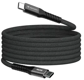 Verbatim data transfer and charging cable | USB-C to USB-C | 60W | 1.2m | black
