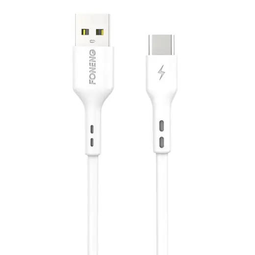 Foneng X36 USB to USB-C cable, 2.4A, 2m (white)