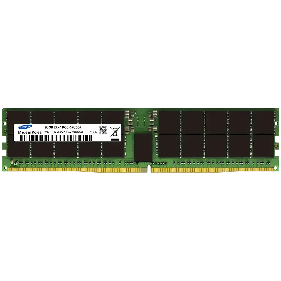 SAMSUNG 96GB DDR5 7200MHz CL58 ECC RDIMM 2Rx4