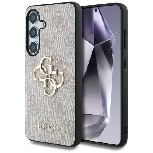 Guess Big 4G Logo Classic Logo чехол для телефона Samsung Galaxy S25+ (S936) розовый