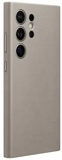 GP-FPS928HCAAW Samsung Leather Cover (Vegan) for Galaxy S24 Ultra Taupe (Damaged Package)