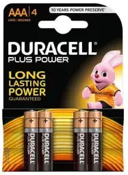 Baterijas Duracell AAA Alkaline 4-pack
