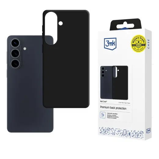 3mk Matt phone case for Samsung Galaxy S26 FE (S741) black