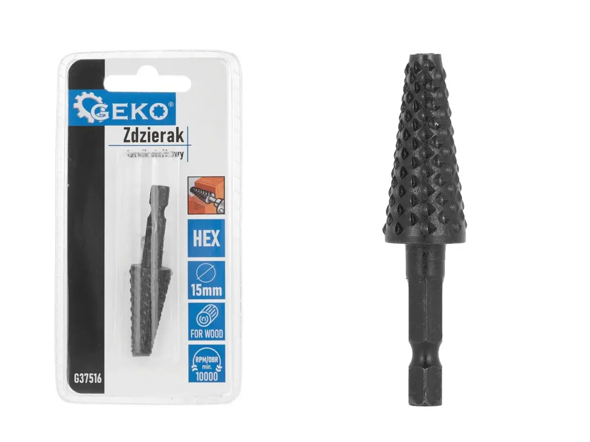 Koniskā koka rīve 15mm HEX