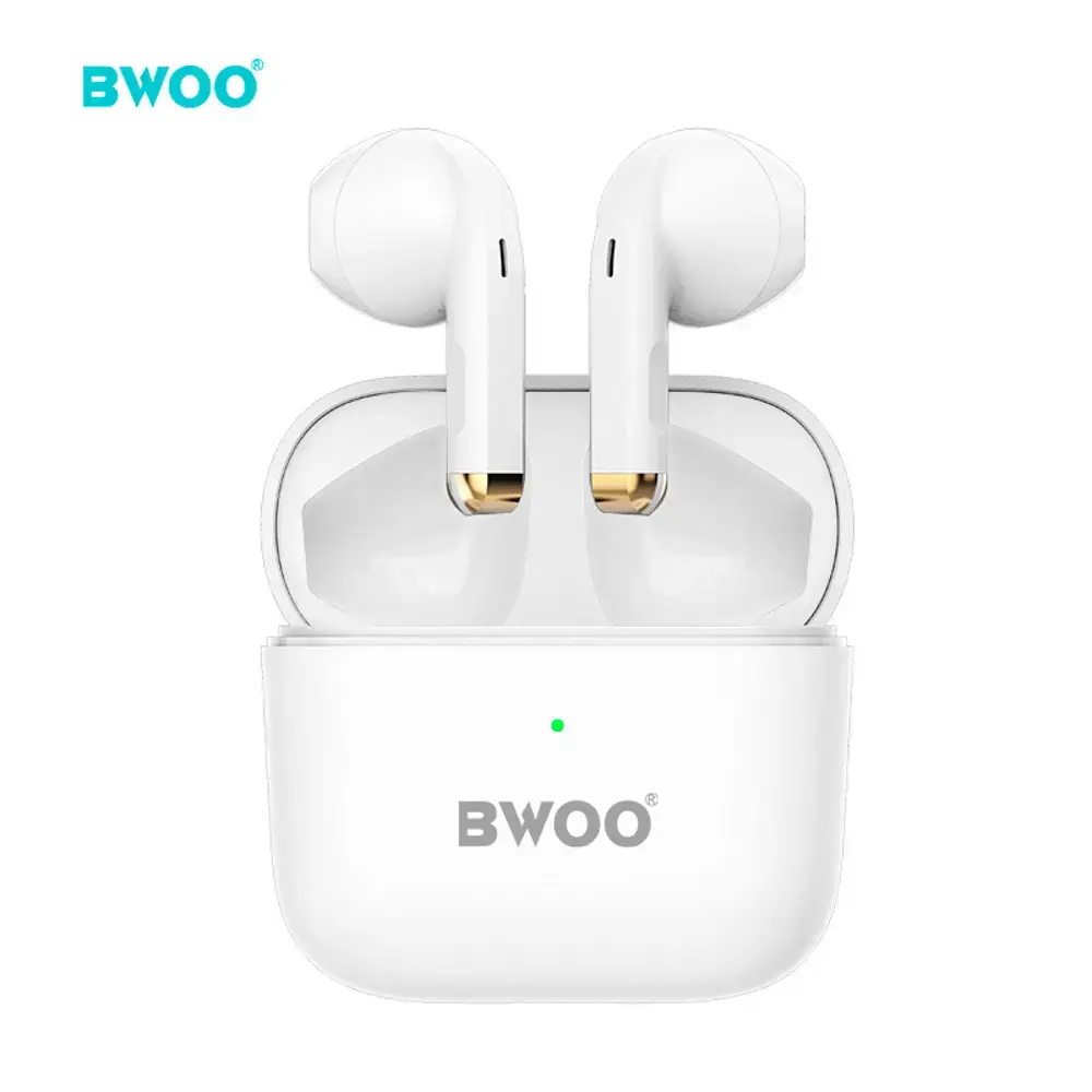 BWOO Bluetooth earphones TWS BW66 white
