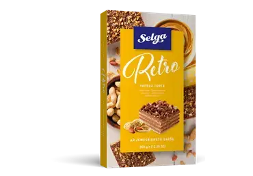 Vafeļu torte LAIMA Retro, 350g