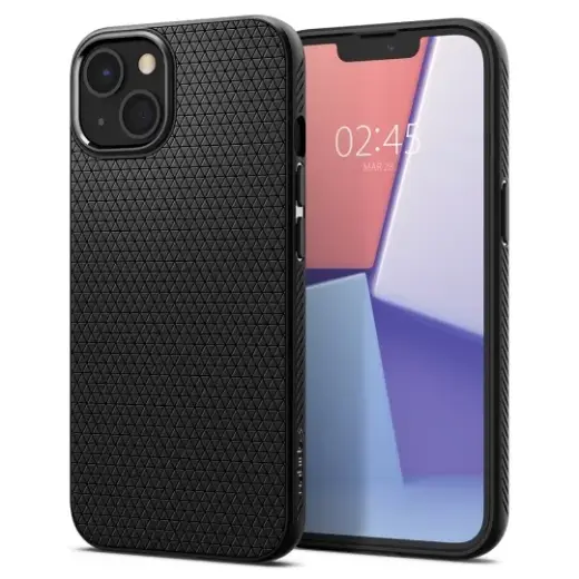 Spigen Liquid Air чехол для телефона iPhone 13 чёрный