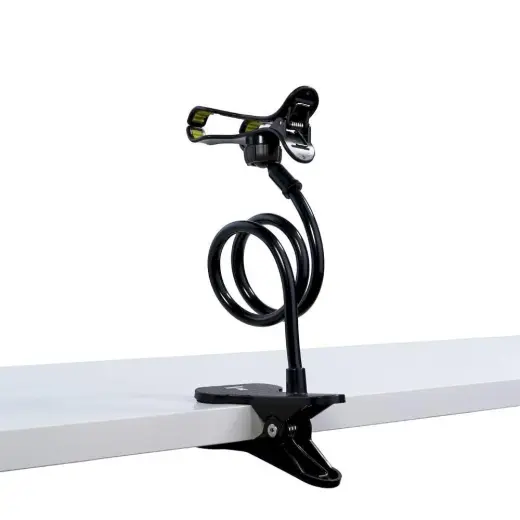 Remax Lazy Stand RM-C22 Clip Holder Desktop Bracket for Mobile Phone black