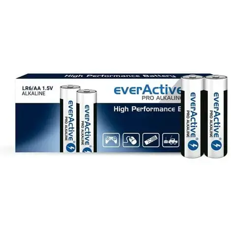 everActive Pro Alkaline augstas veiktspējas baterija LR6|AA 1.5V| 10gab