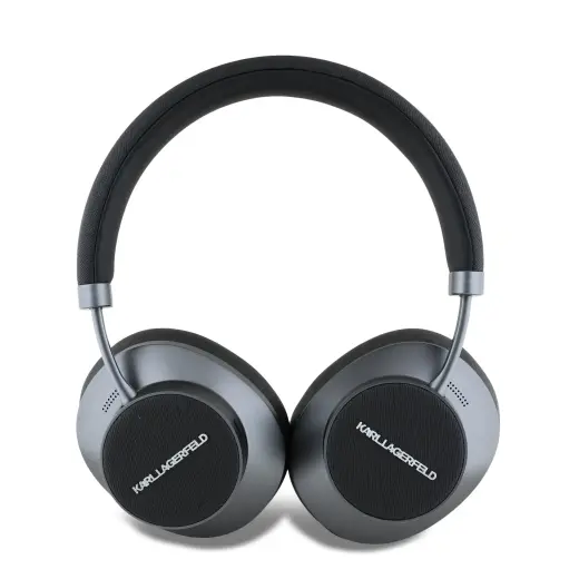 Karl Lagerfeld Saffiano Metal Logo ANC|ENC Wireless Headphone Black