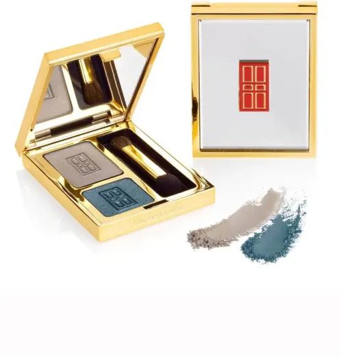 Elizabeth Arden, Beautiful Color Duo, Eyeshadow Powder, 06, Misty Teal, 2 Shades, 3 g