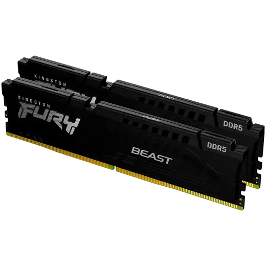 Kingston RAM FURY Beast - 64 GB (2 x 32 GB Kit) - DDR5 6000 DIMM CL36
