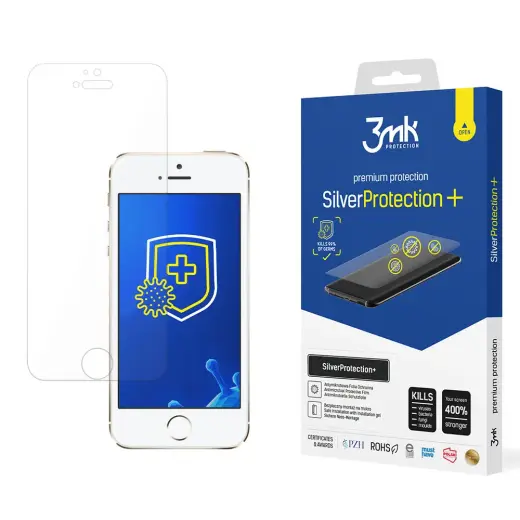 3mk SilverProtection+ kaitsekile telefonile iPhone 5 | iPhone 5S | iPhone SE (2016)