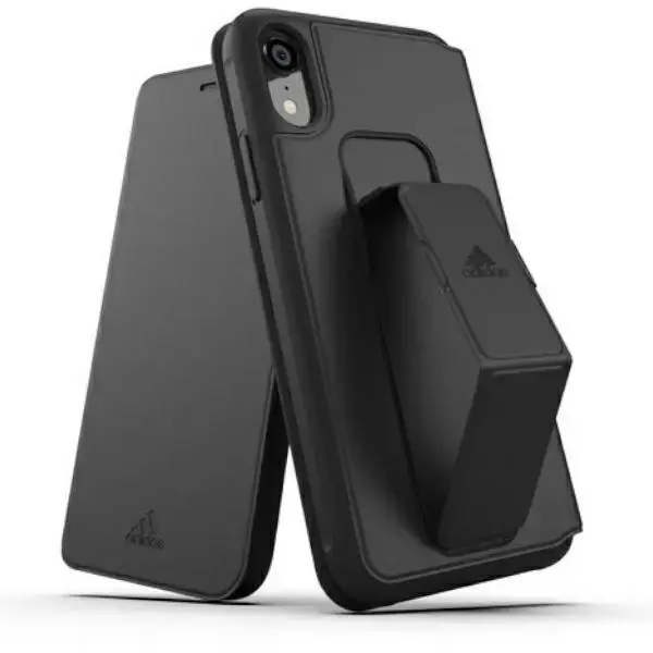 Adidas SP Folio Grip Case iPhone Xr czarny|black 32858