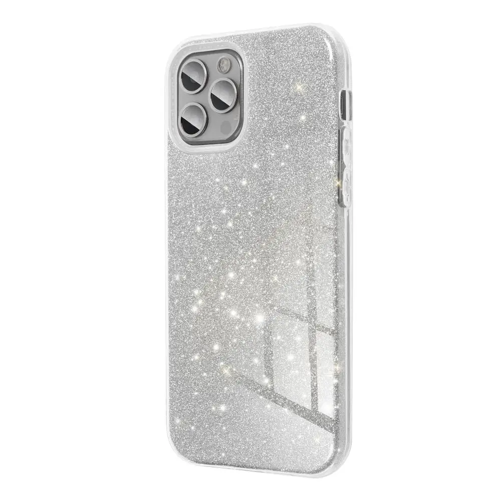 SHINING telefono dėklas Samsung Galaxy A55 5G sidabrinis