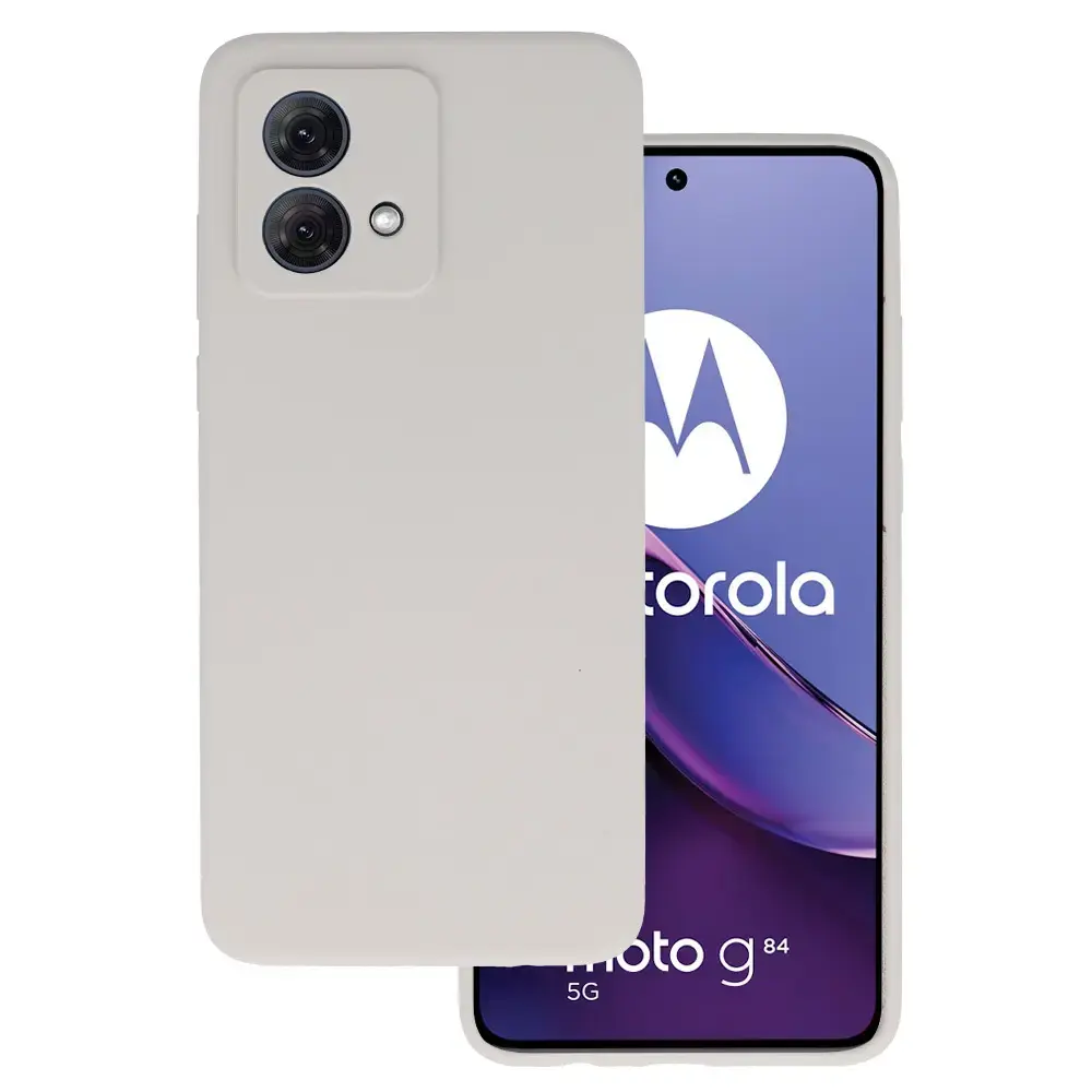 Silicone Lite Case for Motorola Moto G84 5G titanium