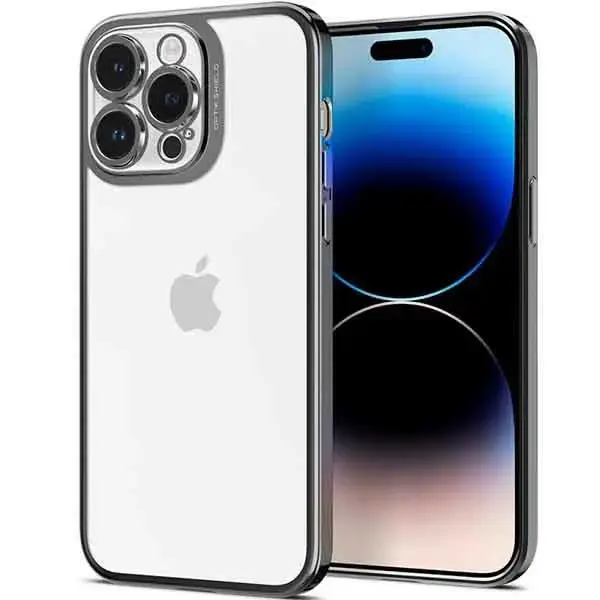 Spigen Optik Armor iPhone 14 Pro Max 6,7" chrome grey ACS04834