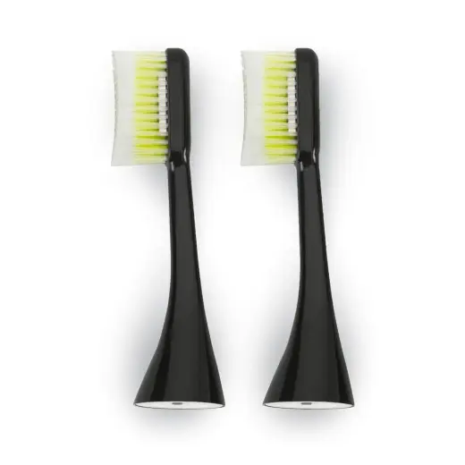 Silk'n Replacement Heads for ToothWave Soft Large Black Toothbrush 2 Pieces