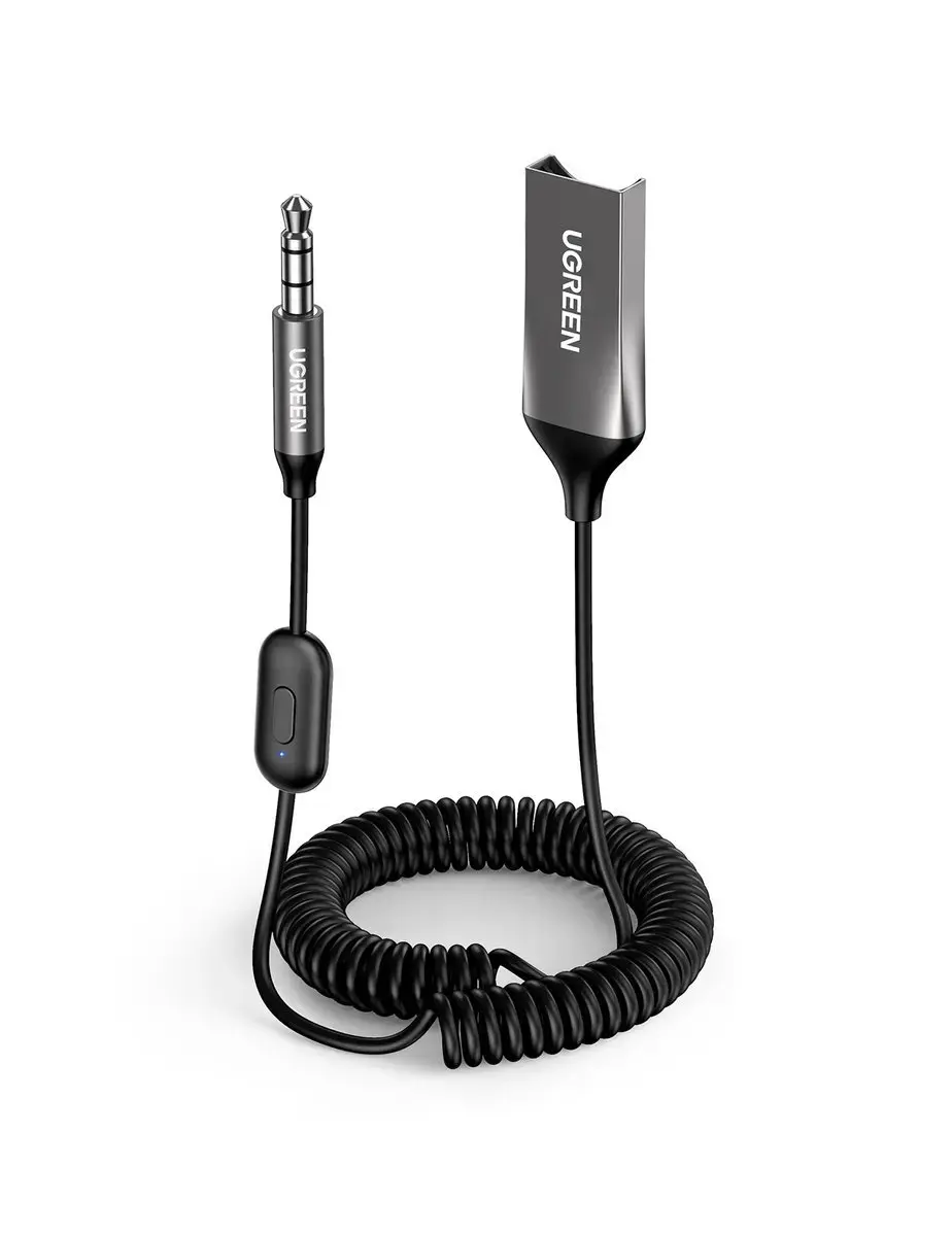 UGREEN USB Audio Adapter Bluetooth 5.0, AUX (black)