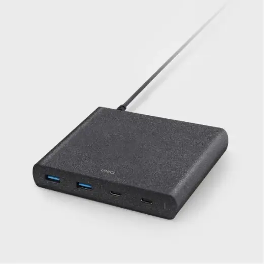 Uniq Order travel charger | 90W | QC3.0, PD3.0 | USB-A, USB-C | black