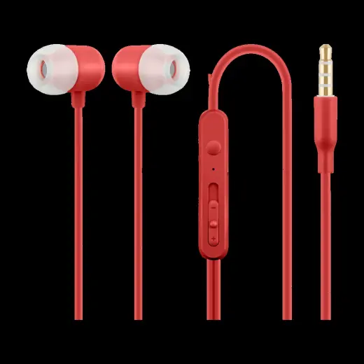 Acme Europe HE21R in-ear headphones with microphone red