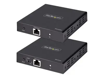 StarTech.com 4K HDMI Extender Over CAT5|CAT6 Cable, 4K 60Hz HDR Video Extender, Up to 230ft (70m), HDMI Over Ethernet Cable, S|PDIF Audio Out, HDMI Transmitter and Receiver Kit - Local Video Out, Power Over Cable (4K70IC-EXTEND-HDMI) - video|audio|infrare