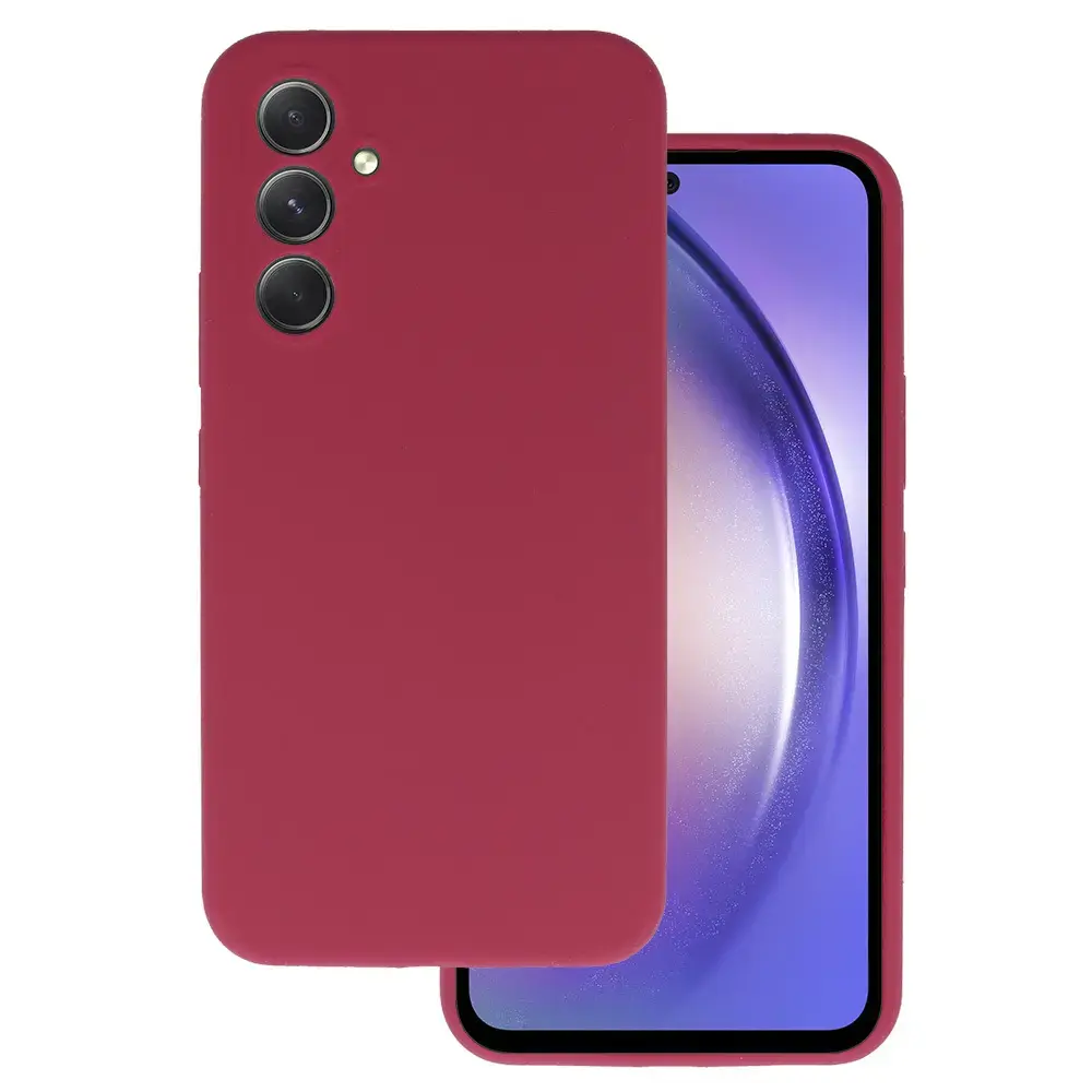 Silicone Lite Case for Samsung Galaxy A34 5G burgundy