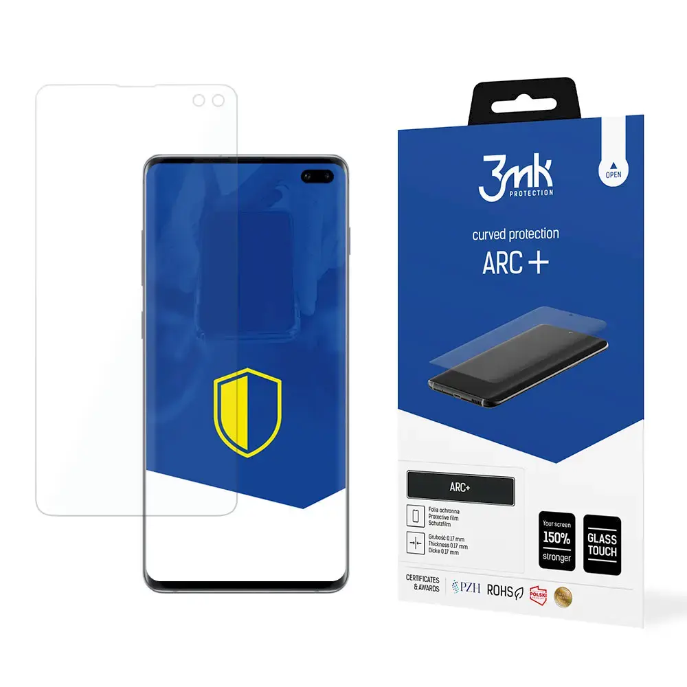 3mk ARC+ aizsargplēve telefona ekrānam Samsung Galaxy S10+ (G975)