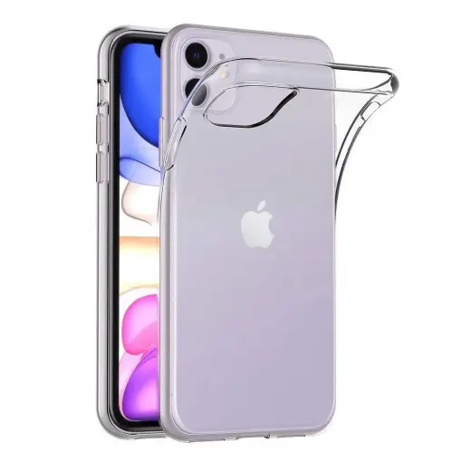 Ultra Slim 0.5 mm telefono dėklas iPhone 11 skaidrus