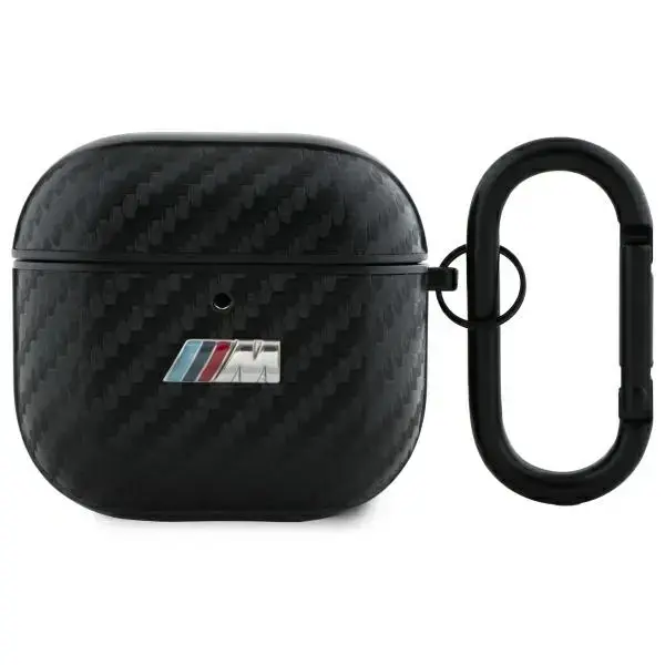 BMW BMA4CMPUCA AirPods 4 cover            czarny|black PU Carbon M Collection