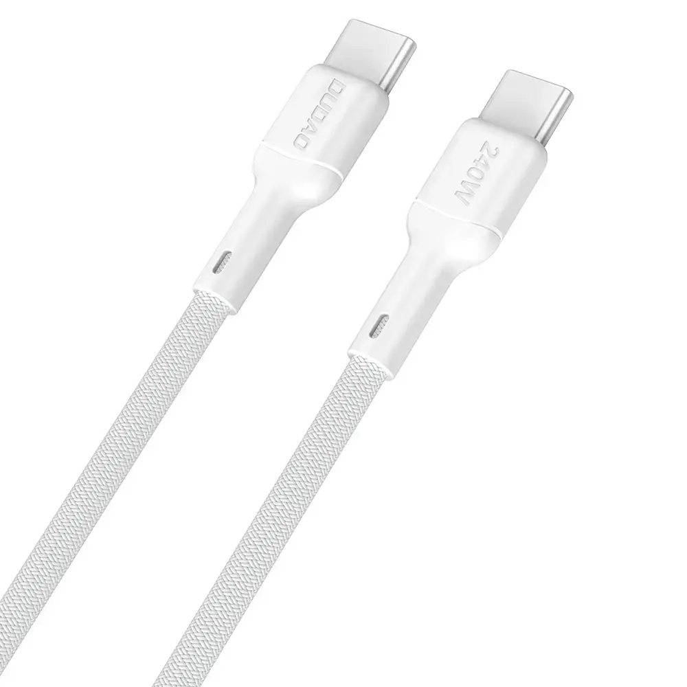 Dudao L9C Max data transfer and charging cable | USB-C to USB-C | 240W | 1.2m | white
