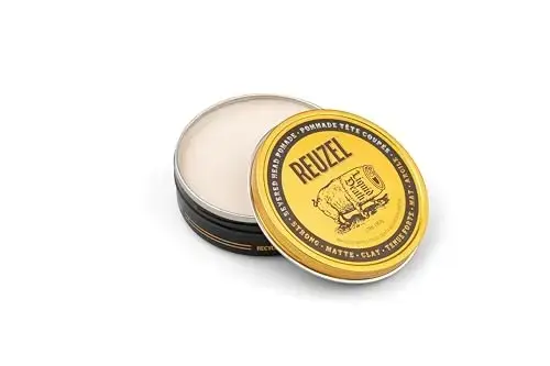 Reuzel Liquid Death Severed Head Pomade - Hair Pomade for Men with Argan Oil and Aloe - Non-Sticky and Non-Greasy Clay Pomade - Strong Hold - 3.38 Oz