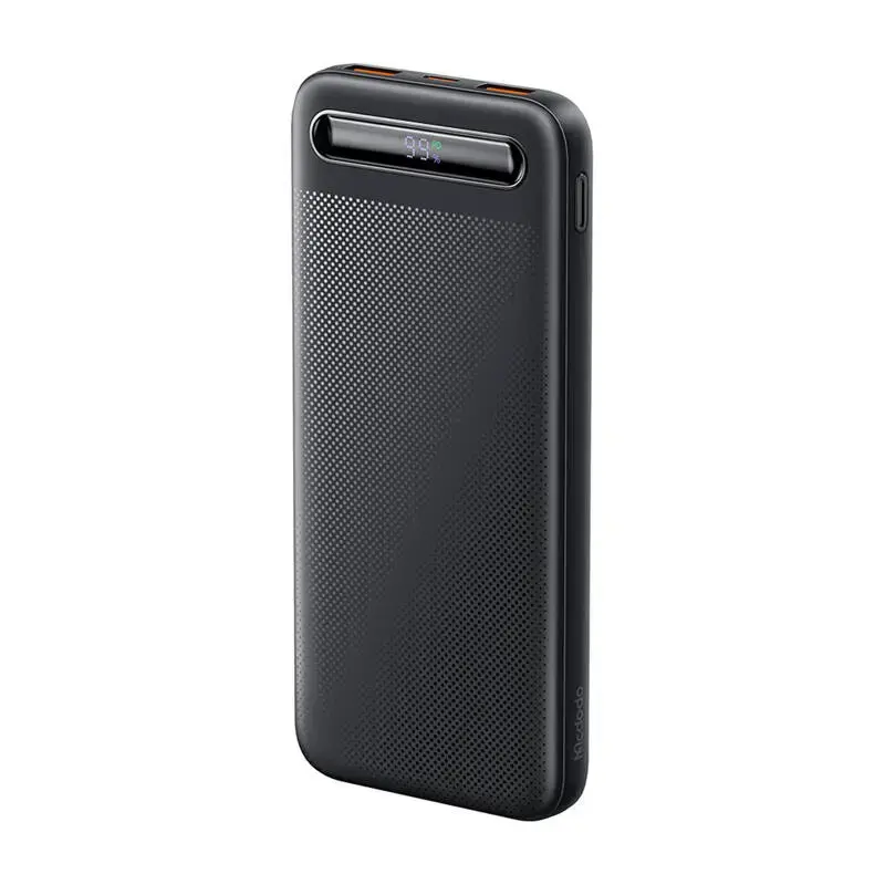 Mcdodo MC-3881 external battery (powerbank) | 10000 mAh | 22.5W | USB-C, USB-A | LED display | black
