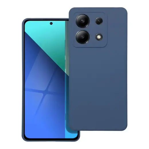 SILICONE case for XIAOMI Redmi Note 13 5G blue