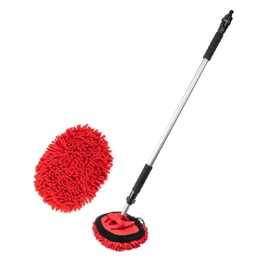 Microfiber telescopic wash brush 98-168cm AMIO-02397