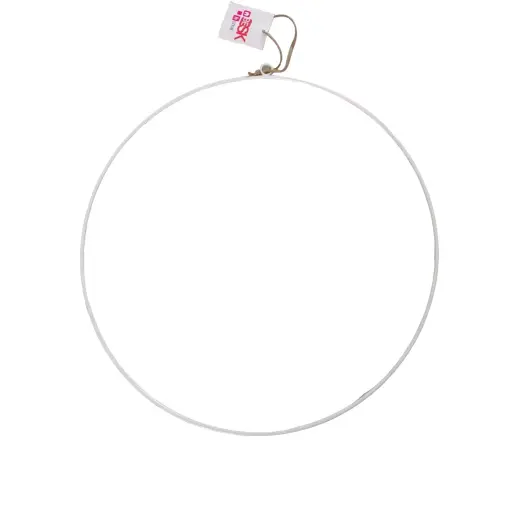 Decor ring round 40cm, white