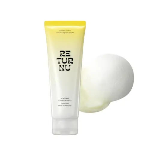 Returnu, Vitatone, Brightening, Cleansing Foam, 120 ml