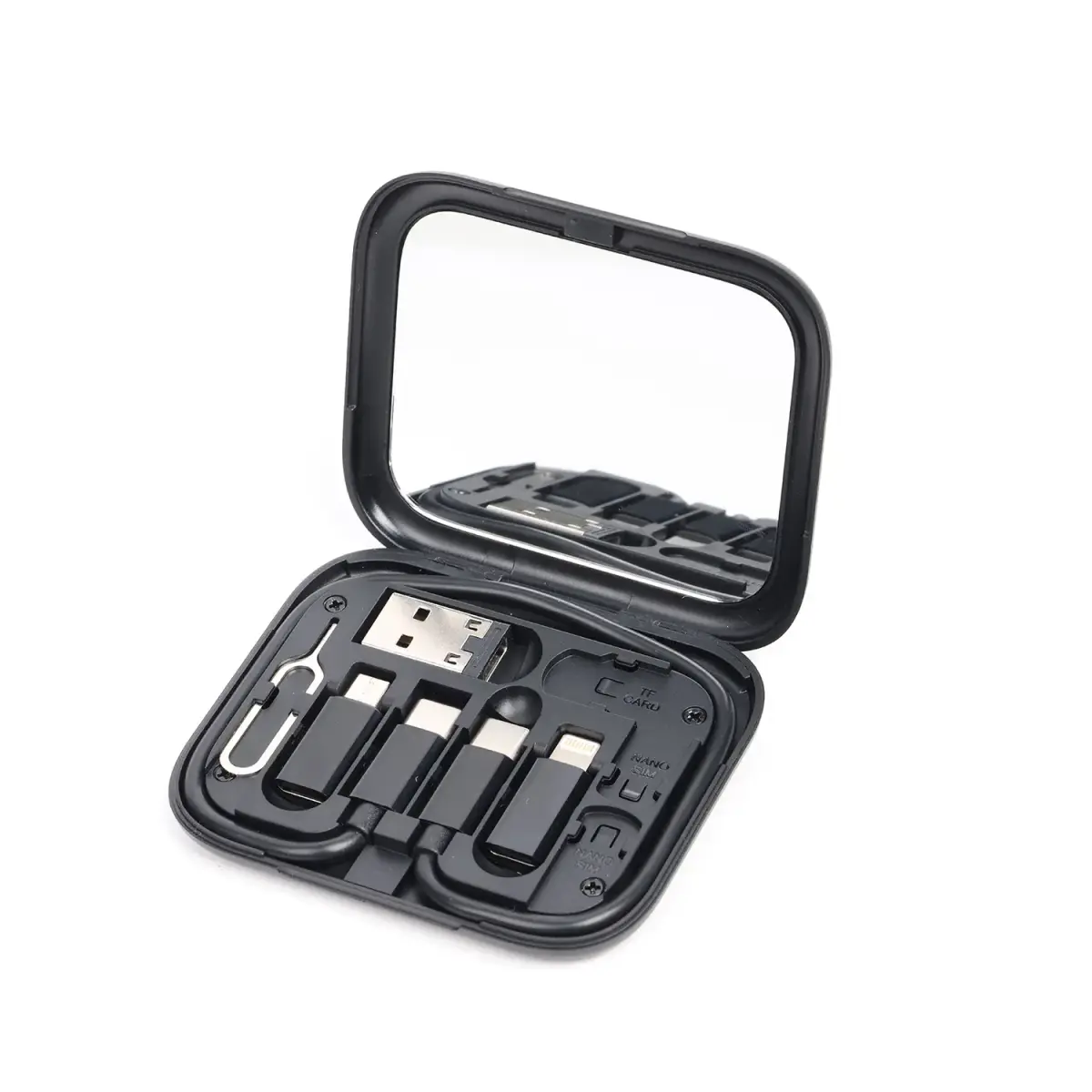 Setty travel adapter set 11 in 1 AD-S11-01 black