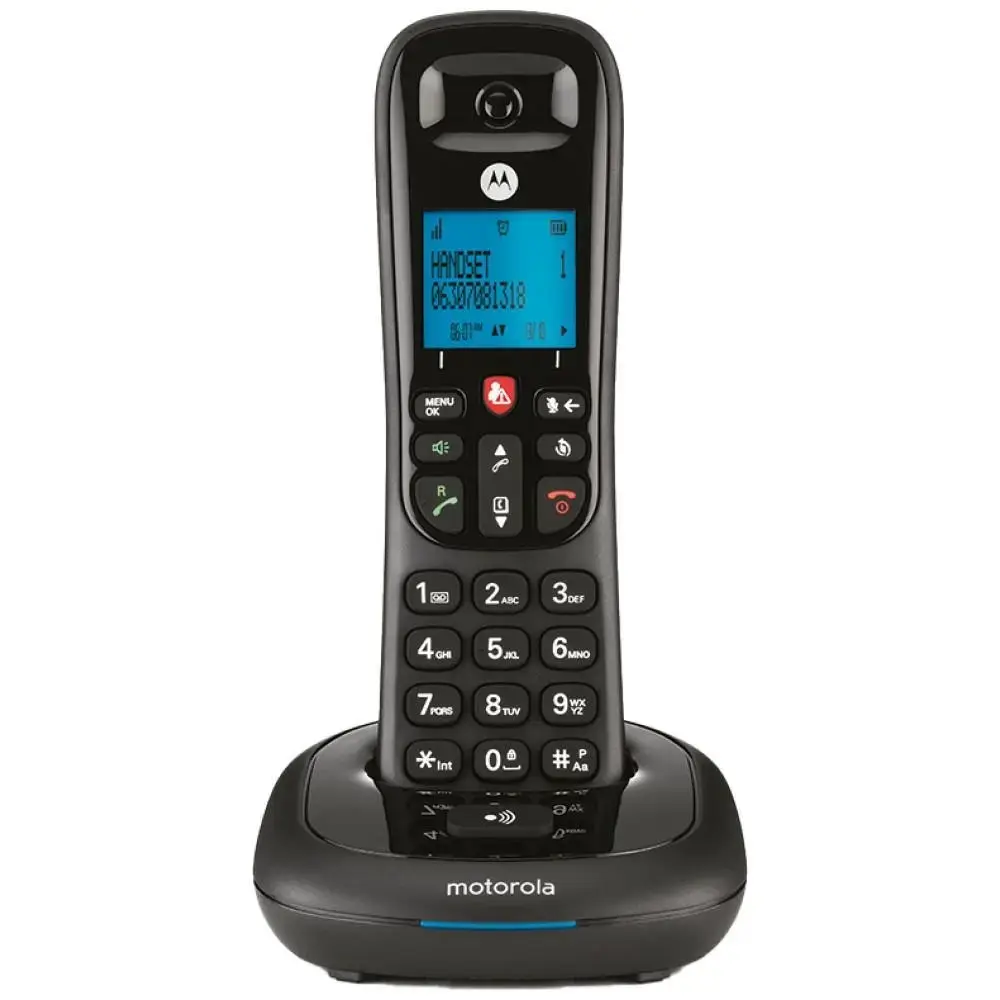 Cordless landline phone Motorola CD4001 black