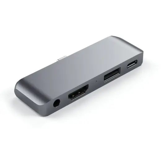Adapter HUB 4in1 USB C Satechi Mobile Pro Hub ST-TCMPHM space gray