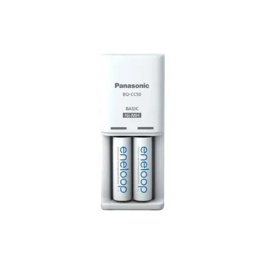 Panasonic charger Compact + 2x AA Eneloop 2000 mAh