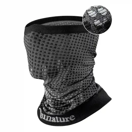 Qunature 11230014002 ski scarf, sports bandana, universal size - black