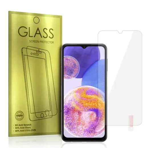 Gold grūdintas apsauginis stiklas telefonui Galaxy A24 4G | Galaxy A25 5G | Galaxy M34 | Galaxy A35 | Galaxy M35 | Galaxy M55 5G